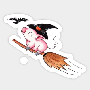 Pigs Fly in Salem Sticker